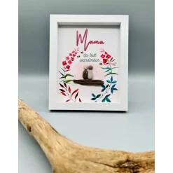 Einzigartiges Geschenk zum Muttertag | Wandbild Muttertag | Muttertag | Danke Mama Geschenk | personalisierbares Geschen