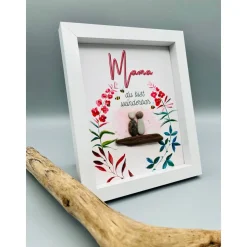 Einzigartiges Geschenk zum Muttertag | Wandbild Muttertag | Muttertag | Danke Mama Geschenk | personalisierbares Geschen