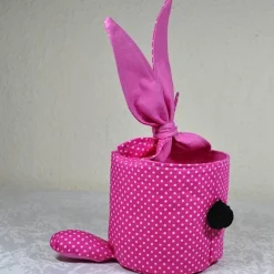 Einzigartiges Osternest mit Hasen,  Osterdekoration, Ostergeschenk