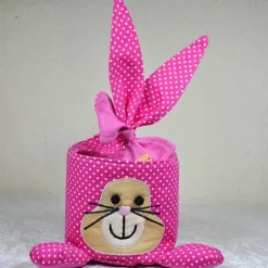 Einzigartiges Osternest mit Hasen,  Osterdekoration, Ostergeschenk