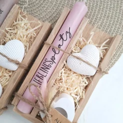 Einzugsgeschenk Einweihungsgeschenk Geschenkset zum Umzug Einzug Dekoherz Kerzenhalter Herz Kerzenset zum Hauskauf Richt