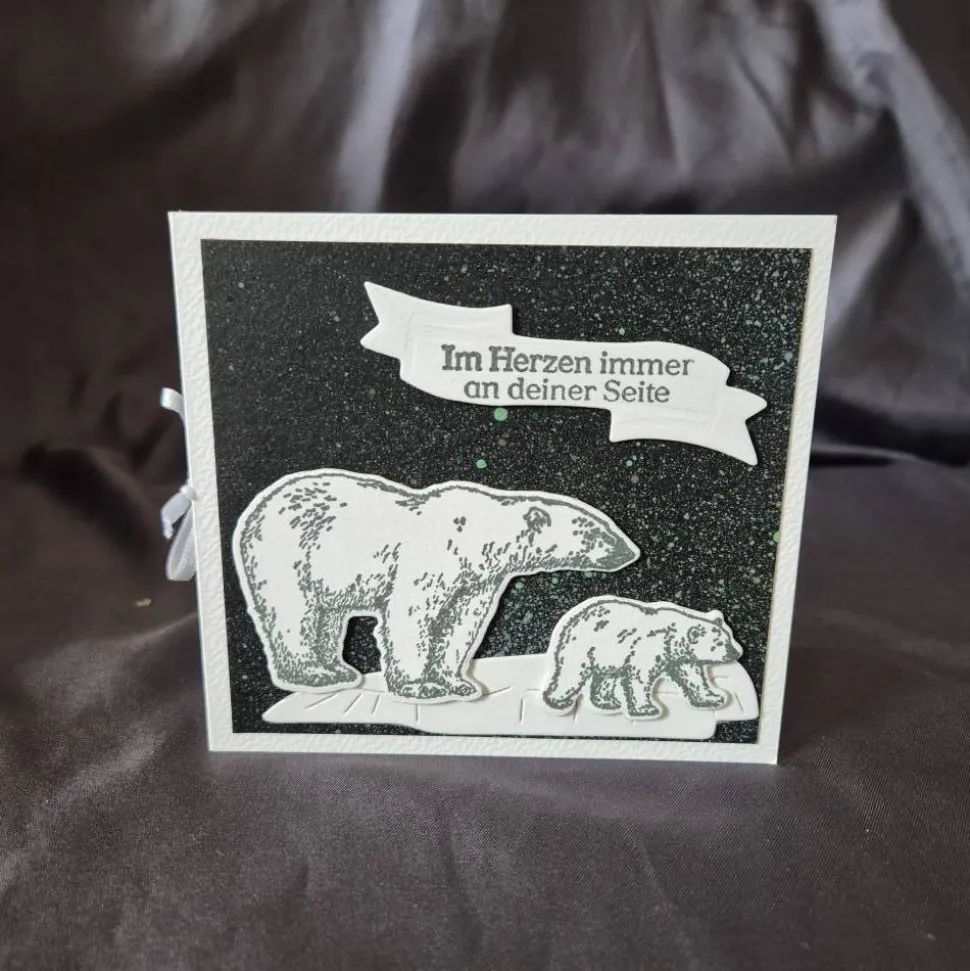 Eisbärmotiv / Geburtstagsbüchlein / Geschenkidee Geburtstag / Herzliche Botschaft / Geburtstag