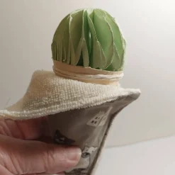 Eistütenhalter 2 Stück – Waschbarer Kleckerschutz Tropfschutz für Eiswaffeln, Braun Bunt, Frühling & Sommer