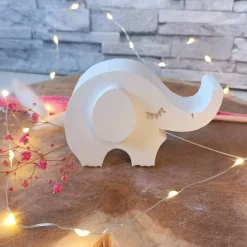 Elefant Deko, Raysin Elefant, Elefant, Elefanten, Elefant Deko, Elefant Taufe, Elefant personalisiert, Deko Elefant