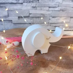 Elefant Deko, Raysin Elefant, Elefant, Elefanten, Elefant Deko, Elefant Taufe, Elefant personalisiert, Deko Elefant