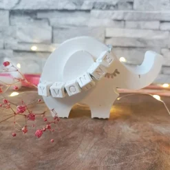 Elefant Deko, Raysin Elefant, Elefant, Elefanten, Elefant Deko, Elefant Taufe, Elefant personalisiert, Deko Elefant