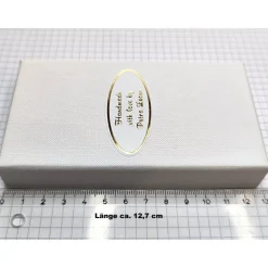 Elegante Schmuckschachtel/-Etui 12,7x6,8x3,4cm Geschenkverpackung Schlüssel-/Ketten-Anhänger Engel Ohrringe Schmuckset W