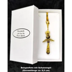 Elegante Schmuckschachtel/-Etui 12,7x6,8x3,4cm Geschenkverpackung Schlüssel-/Ketten-Anhänger Engel Ohrringe Schmuckset W