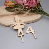 Eleganter Caketopper mit Ballerina-Motiv