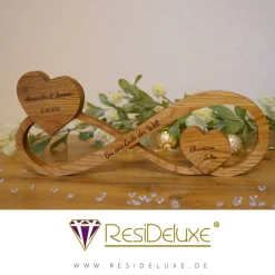 Elfie Unendlichkeitszeichen Gravur Hochzeitsgeschenk Geschenk Verlobung Jahrestag Herz Hochzeit Valentinstag Muttertag