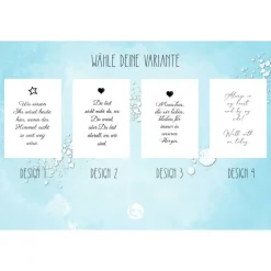 Emotionaler Anhänger für den Brautstrauß - Andenken für Hochzeit mit Foto oder persönlichem Text