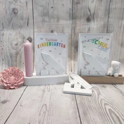 "Endlich Schulkind" Stift und Abc aus Raysin