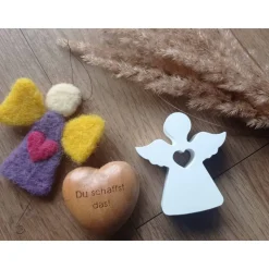 Engel aus Gips oder Beton als Erinnerung an Dein Sternenkind• Fehlgeburt• Sternenkindandenken• Trauer