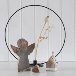 Engel aus massivem Altholz - Holz - Stammholz