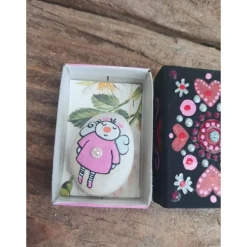 Engel, Schutzengel, Geschenk, Taufe, Krankenbesuch, Geburtstag, bemalter Stein, Engel in der Box, Glückstein