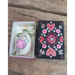 Engel, Schutzengel, Geschenk, Taufe, Krankenbesuch, Geburtstag, bemalter Stein, Engel in der Box, Glückstein