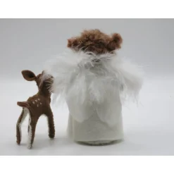 Engelchen mit Kitz - Wrihnachten - Advent - Blumenkind - Jahreszeitentisch - Waldorf Art - Art. Nr. WI12