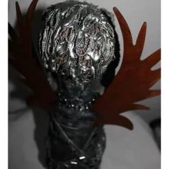 Engelsfigur BIKER-ENGEL Steampunk Gothic Verrückte Skulptur Upcycling Dekofigur Künstlerfigur Weihnachten Halloweendeko