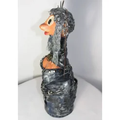 Engelsfigur BIKER-ENGEL Steampunk Gothic Verrückte Skulptur Upcycling Dekofigur Künstlerfigur Weihnachten Halloweendeko