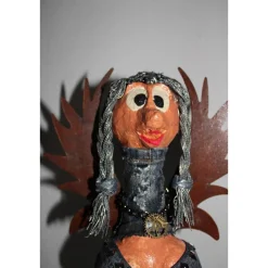 Engelsfigur BIKER-ENGEL Steampunk Gothic Verrückte Skulptur Upcycling Dekofigur Künstlerfigur Weihnachten Halloweendeko