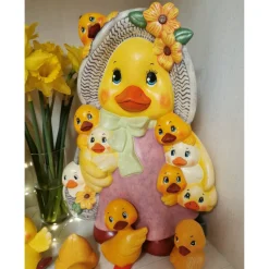 Entenfamilie XXL aus Keramik