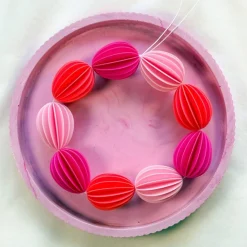 3er oder 9er Set Wabeneier zum Aufhängen – Moderne Osteranhänger im Lamellen-Look, Osterdeko innen & außen, 3D-Druck