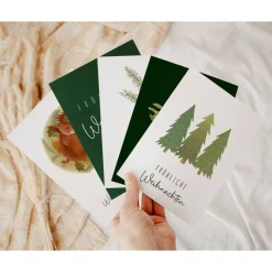 6er Postkarten-Set Weihnachten A6 Postkarte Weihnachten - Weihnachtskarte - Weihnachtspost - Grußkarte Advent, Frohes Fe