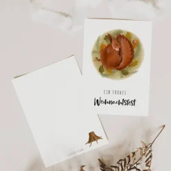 6er Postkarten-Set Weihnachten A6 Postkarte Weihnachten - Weihnachtskarte - Weihnachtspost - Grußkarte Advent, Frohes Fe