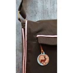 2er Set Anhänger **Hirsche** von ZWEIFARBIG 3,2cm Glücksbringer Oktoberfest Schlüsselanhänger Geweih Herz