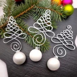 3er Set Christbaumschmuck, Farbauswahl