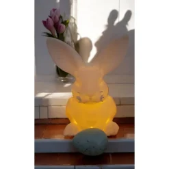 3er Set LED Teelichthalter Osterhase aus PLA | Nachhaltige Osterdeko | 3D-Druck Hasen | Frühlingsdeko Geschenk