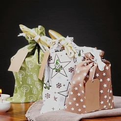 3er Set Nikolaussäckchen, Weihnachtssäckchen