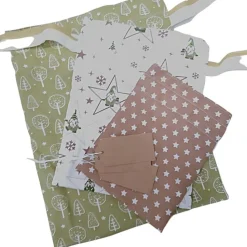 3er Set Nikolaussäckchen, Weihnachtssäckchen