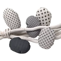 5er Set Ostereier aus Stoff zum aufhängen