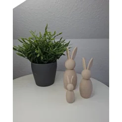 3er Set Osterhasen / minimalistisches Design / Blickfang / Farbtupfer / Geschenk / Deko
