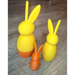 3er Set Osterhasen / minimalistisches Design / Blickfang / Farbtupfer / Geschenk / Deko