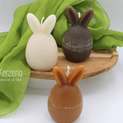 3er Set Osterhasenkerzen Lauscher