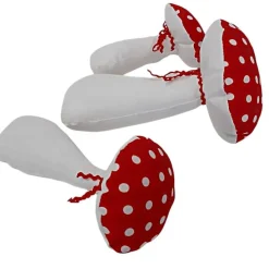 3-er Set Stoffpilze, Fliegenpilz, herbstliche Deko-Pilze