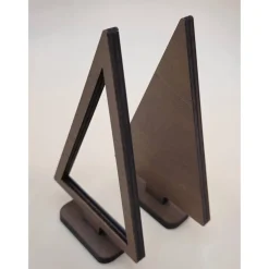 2er Set Tannenbaum aus Holz Line Art minimalistisches Design modern abstrakter Weihnachtsbaum Weihnachtsdeko Weihnachten