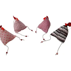 4-er Set "Verrückte Hühner", Osterhühner zum aufhängen