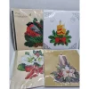4er Set Weihnachts Grußkarten Diamond Painting –quadratisch 16 x 16 cm handgefertigt mit Umschlägen