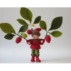 Erdbeere - Blumenkind - Jahreszeitentisch - Waldorf Art - Art.Nr.SO24