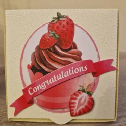 Erdbeere / Geschenkverpackung / Cupcake / süß / Geschenkverpackung in Erdbeer Motiv / Erdbeeren Verpackungsideen