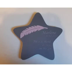 Erinnerung an ein Sternenkind | Stern wetterfest / Grabdeko