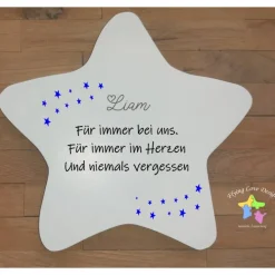 Erinnerung an ein Sternenkind, Andenken für Sterneneltern