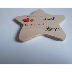 Erinnerung an Sternenkind, Verstorbene, Geschenk für Angehörige, individuelle gestaltetes Trauergeschenk, Stern