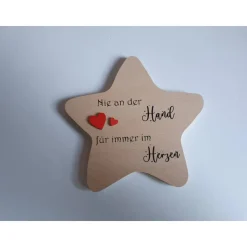 Erinnerung an Sternenkind, Verstorbene, Geschenk für Angehörige, individuelle gestaltetes Trauergeschenk, Stern