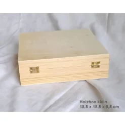 Erinnerungsbox aus Holz Taufe Motiv Segelboot