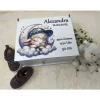 Erinnerungsbox für Baby, Erinnerungskiste, personalisierte Erinnerungskiste, Baby Geschenk personalisiert Schaaf