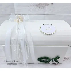 Erinnerungsbox Truhe TAUFE KOMMUNION KONFIRMATION - Gold